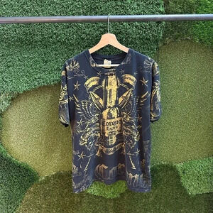 Corona Beer All Over  Print T-shirt Large